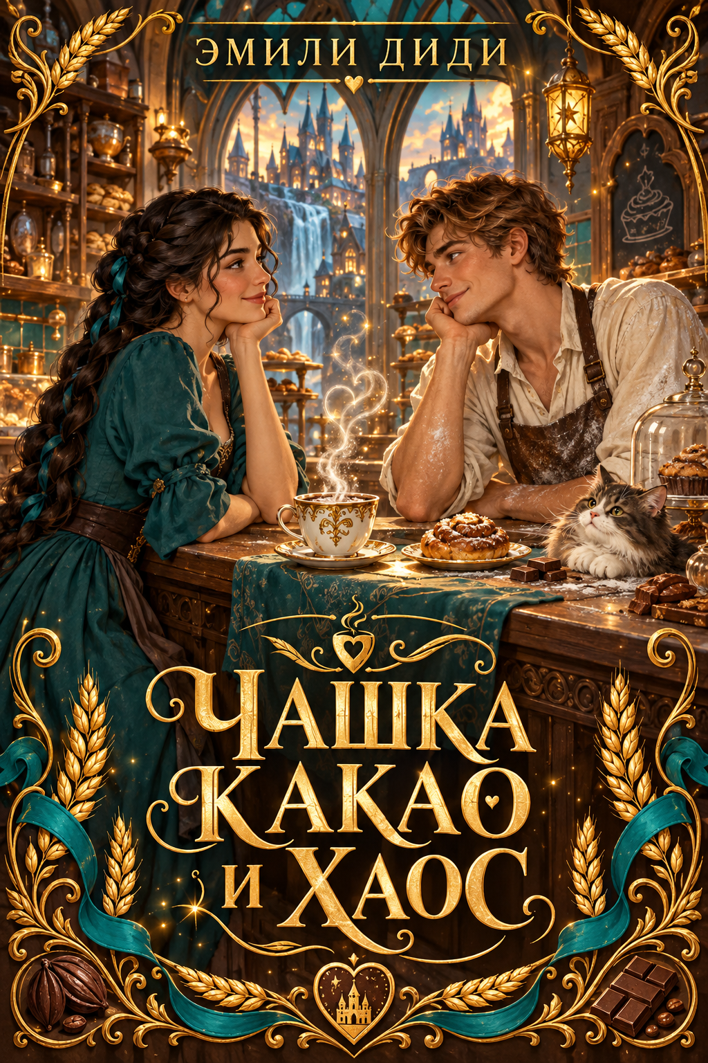 Обложка книги Чашка какао и хаос — Эмили Диди