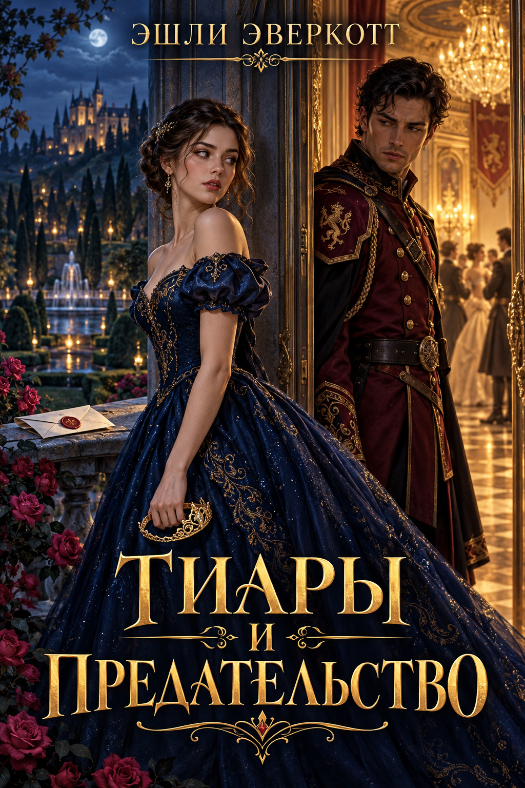 Обложка книги Тиары и предательство — Эшли Эверкотт
