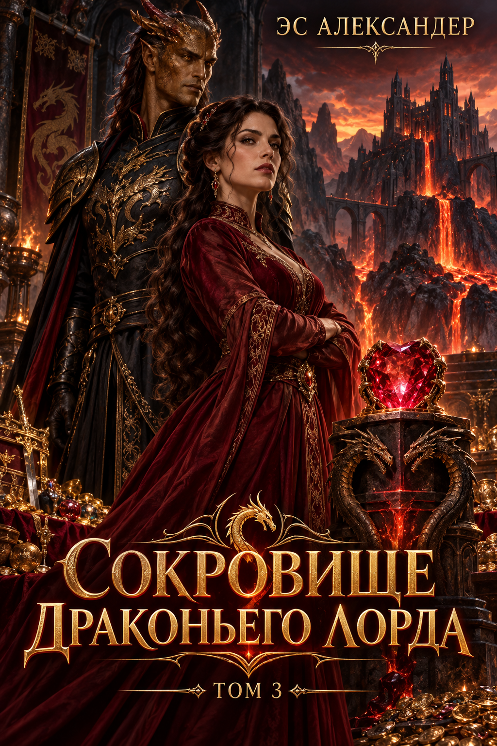 Обложка книги Сокровище драконьего лорда — Эс Александер