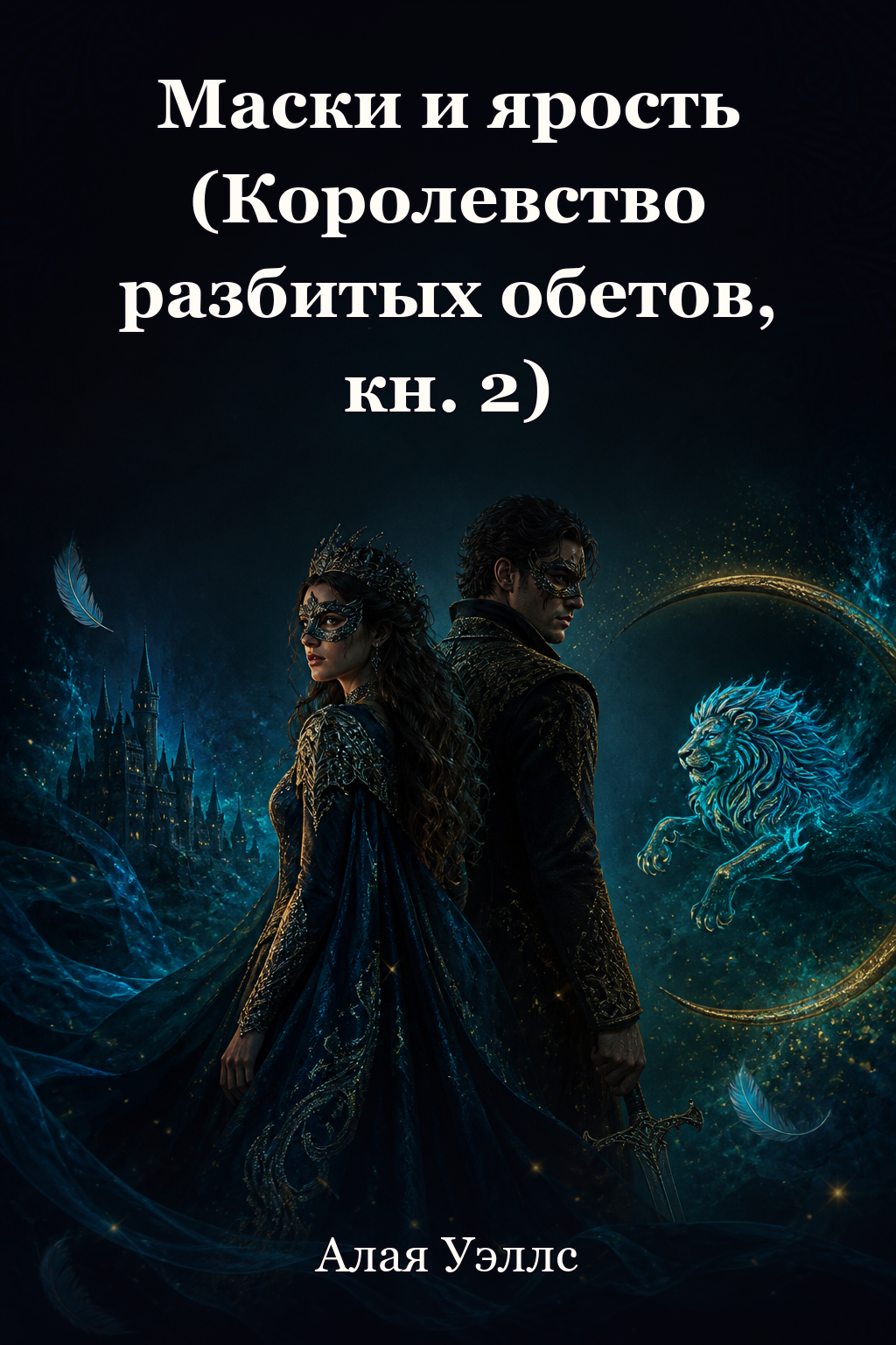 Обложка книги Маски и ярость (Королевство разбитых обетов, кн. 2) — Алая Уэллс — Of Masks & Fury (Kingdom of Shattered Vows #2)