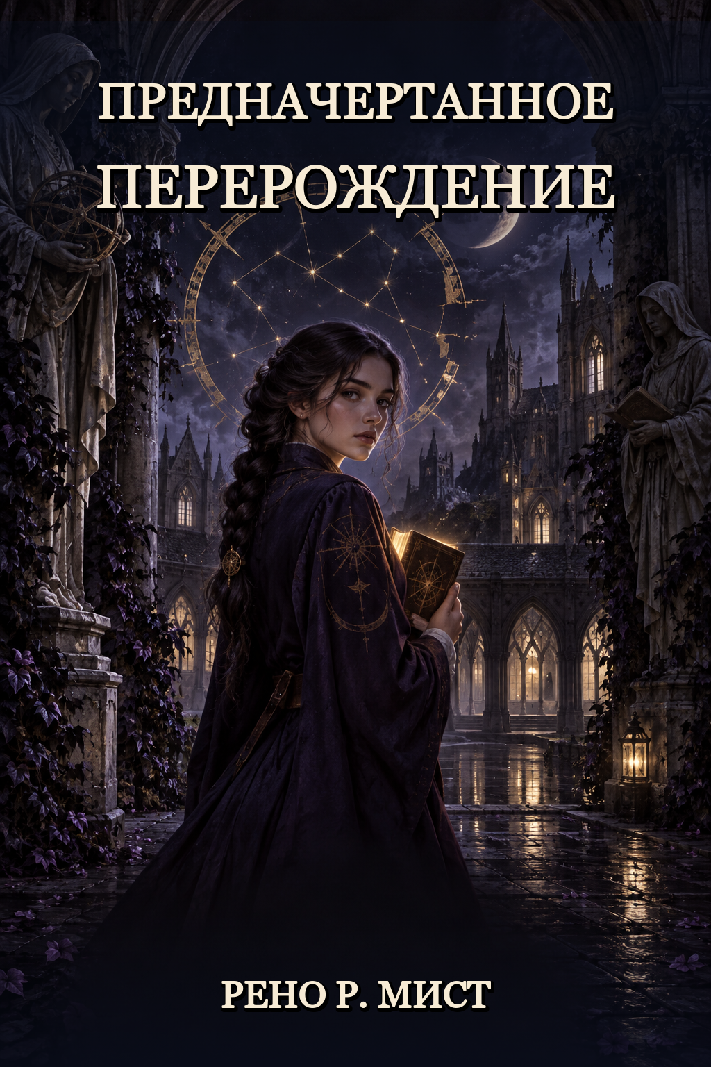 Обложка книги Предначертанное перерождение (Еретические боги) — Рено Р. Мист — Fated Rebirth: A Dark Fantasy Romance (Heretical Gods)