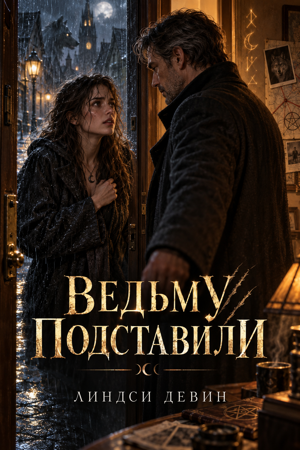 Обложка книги Ведьму подставили — Линдси Девин