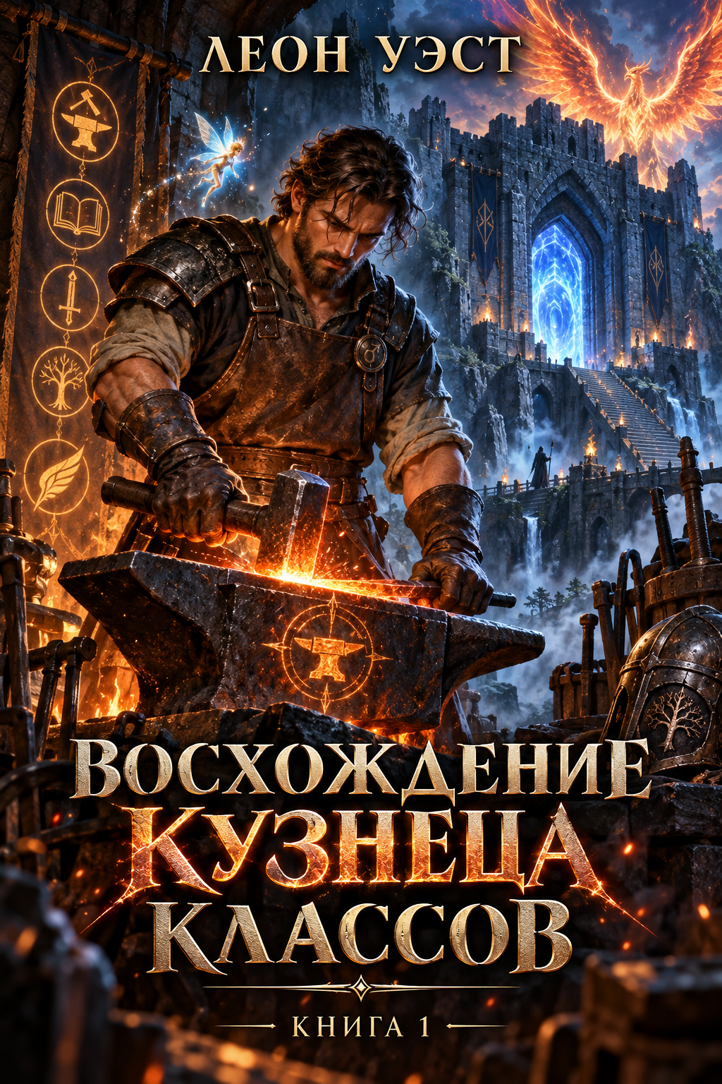 Обложка книги Восхождение кузнеца классов — Леон Уэст — Rise of the Class Smith #1