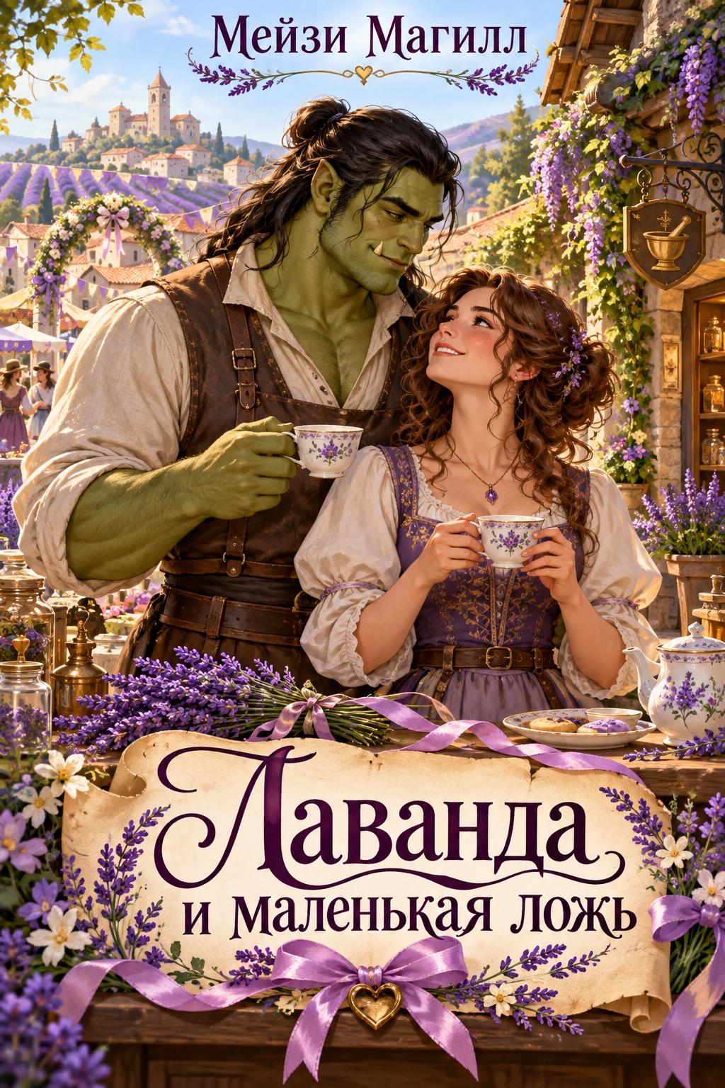 Обложка книги Лаванда и маленькая ложь — Мейзи Магилл