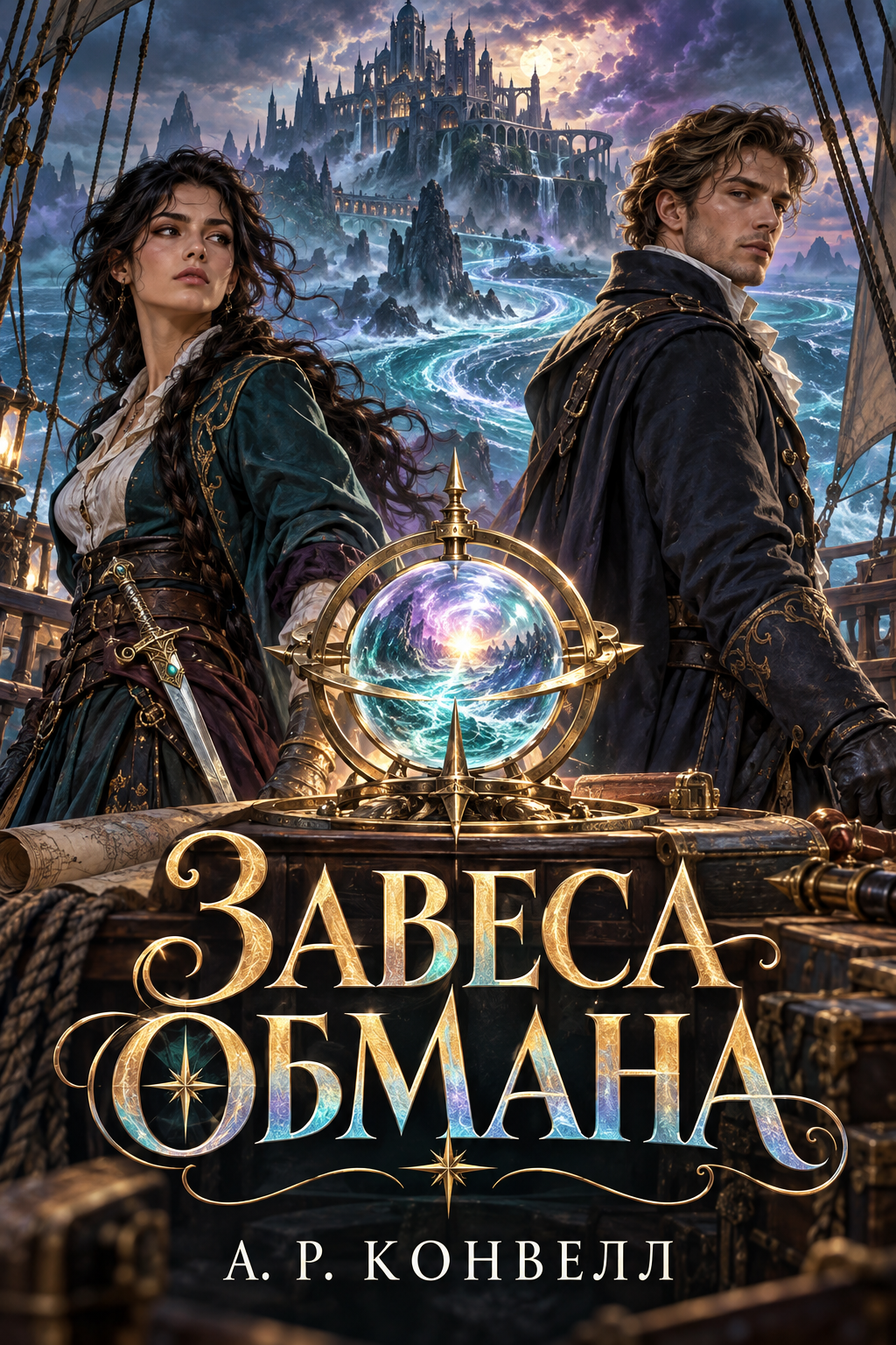 Обложка книги Завеса обмана — А. Р. Конвелл
