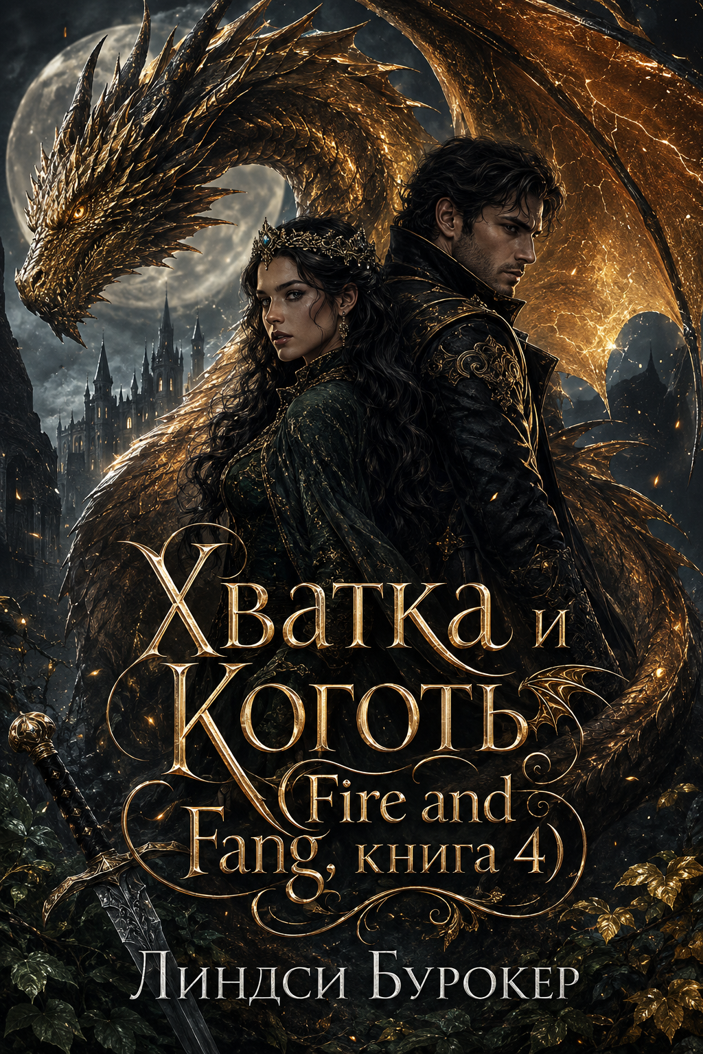 Обложка книги Хватка и Коготь (Fire and Fang, книга 4) — Линдси Бурокер — Clutch and Claw (Fire and Fang #4)