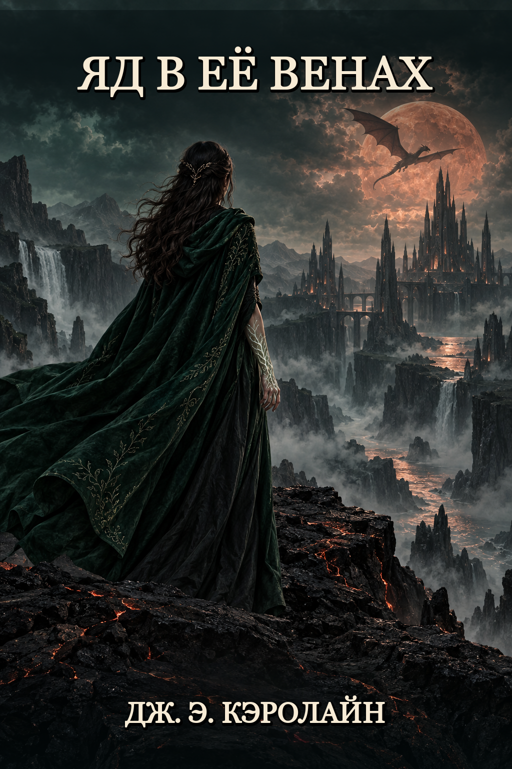 Обложка книги Яд в её венах — Дж. Э. Кэролайн — The Venom in Her Veins