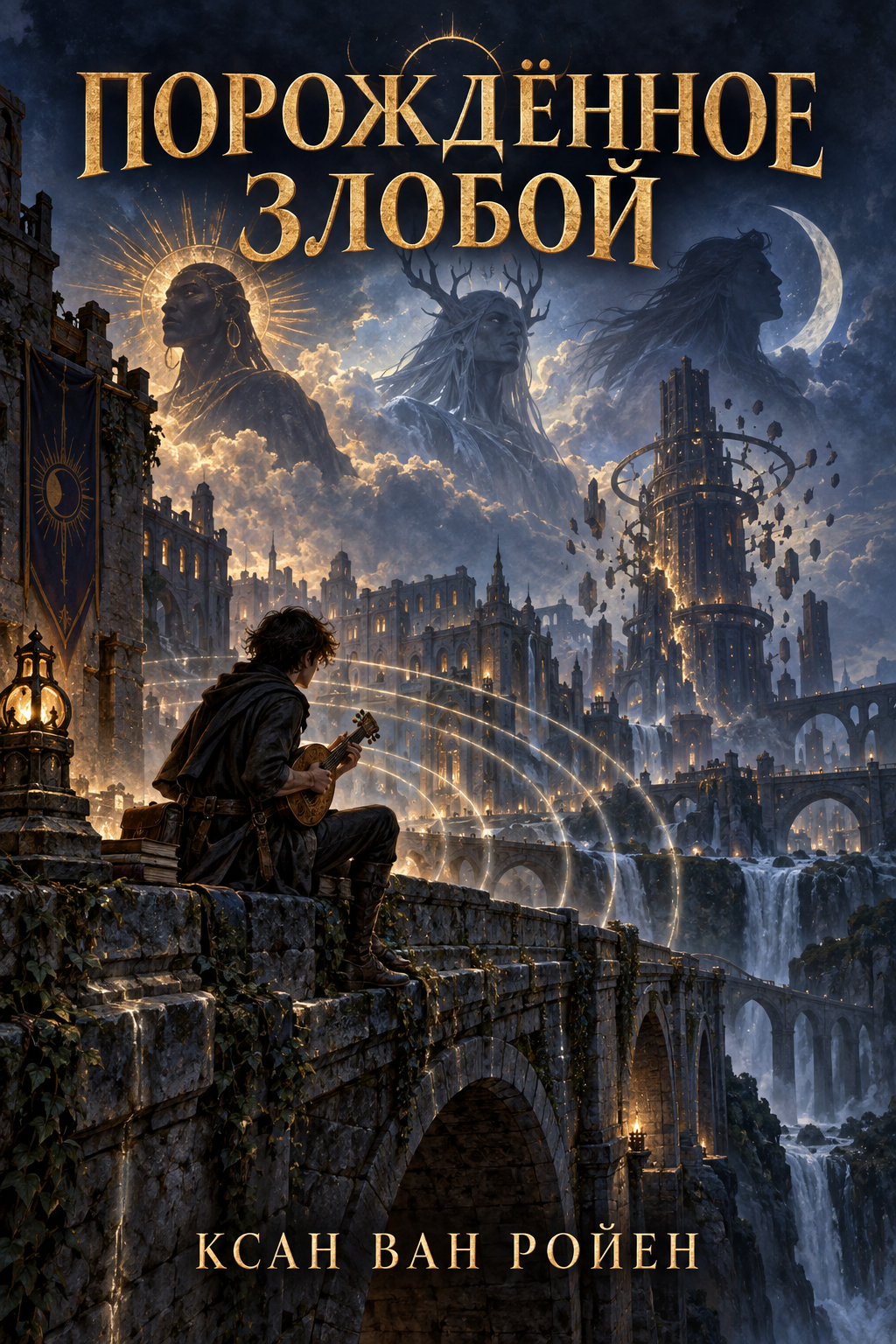 Обложка книги Порождённое злобой — Ксан ван Ройен — Born of Malice