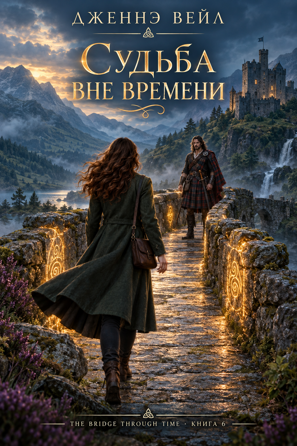 Обложка книги Судьба вне времени (The Bridge Through Time #6) — Дженнэй Вейл — A Fate Beyond Time