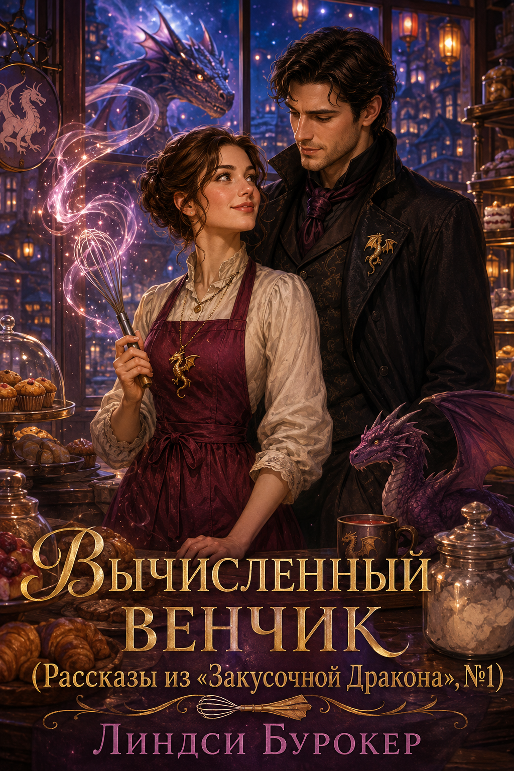 Обложка книги Вычисленный венчик (Рассказы из «Закусочной Дракона», №1) — Линдси Бурокер — Calculated Whisk (Tales from the Dragon Diner #1)