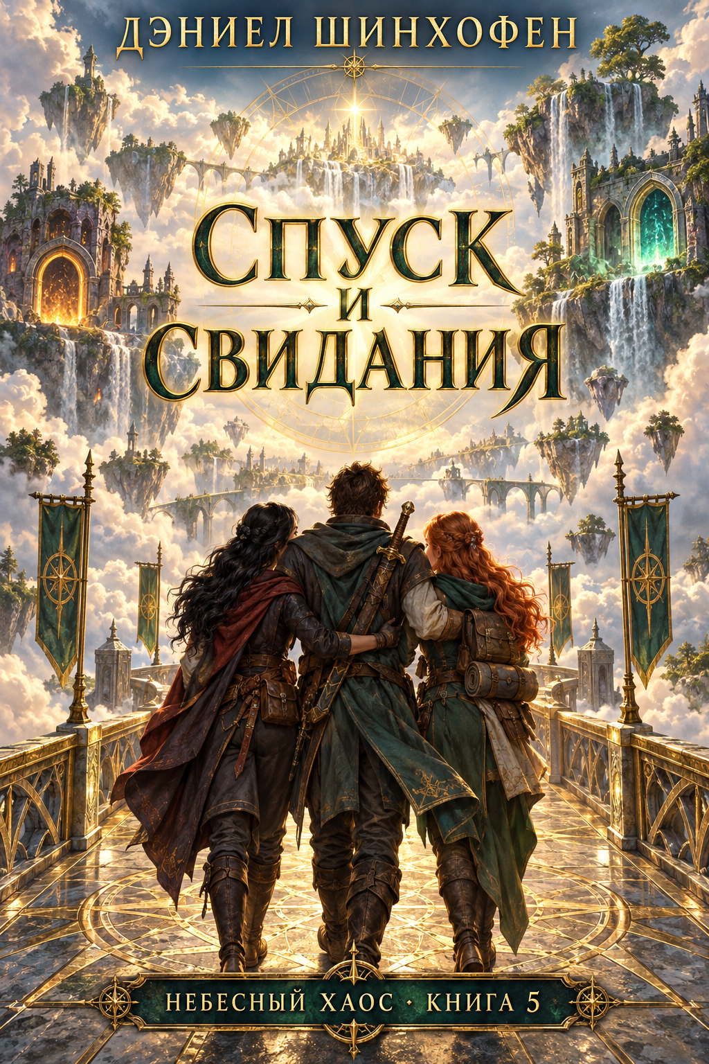 Обложка книги Спуск и свидания (Небесный хаос, #5) — Дэниел Шинхофен — Delving and Dating