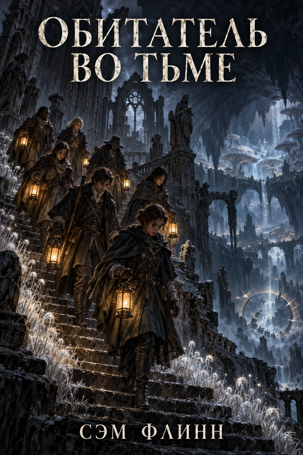Обложка книги Обитатель во тьме — Сэм Флинн — Dweller in Darkness