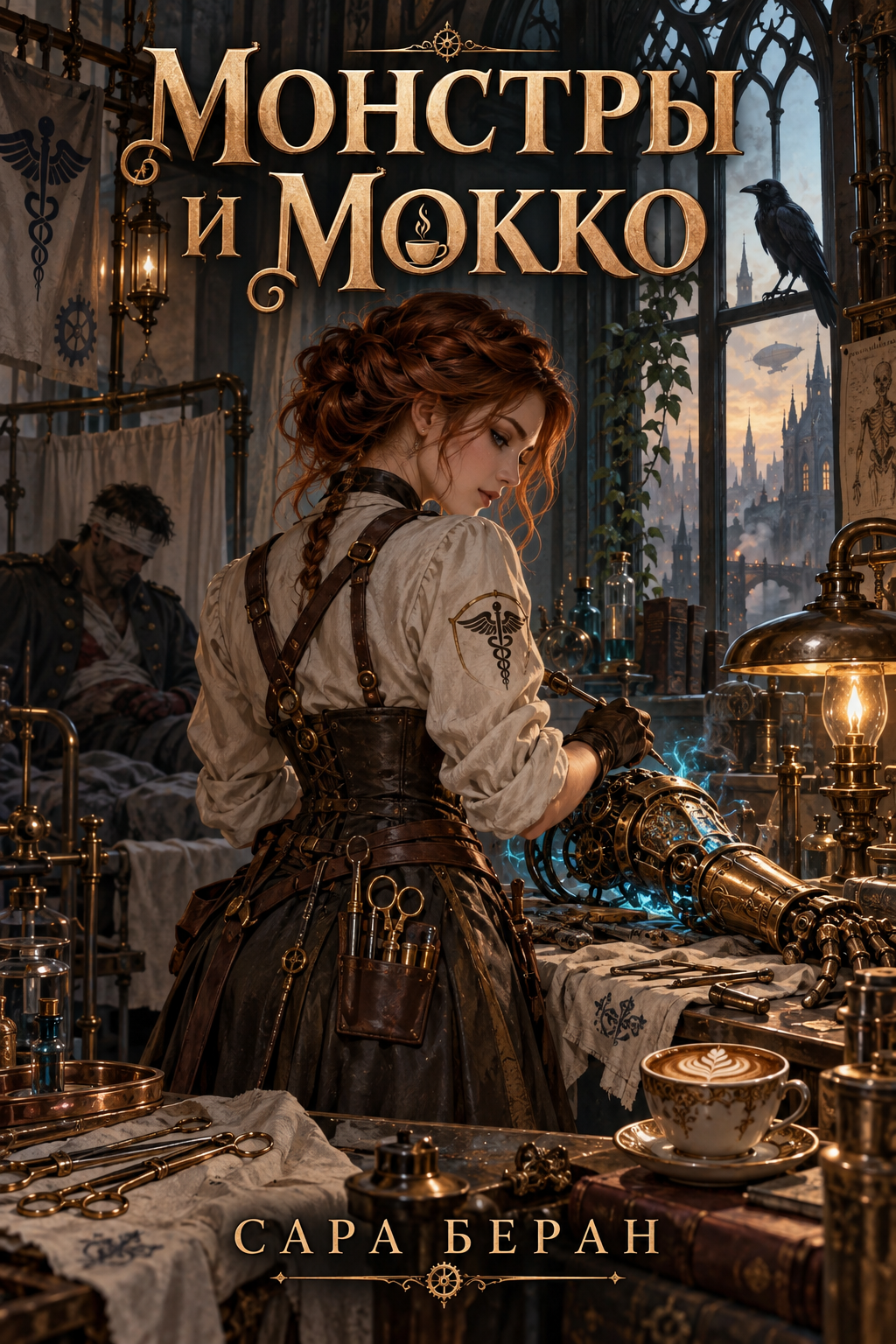Обложка книги Монстры и мокко — Сара Беран — Monsters and Mocha