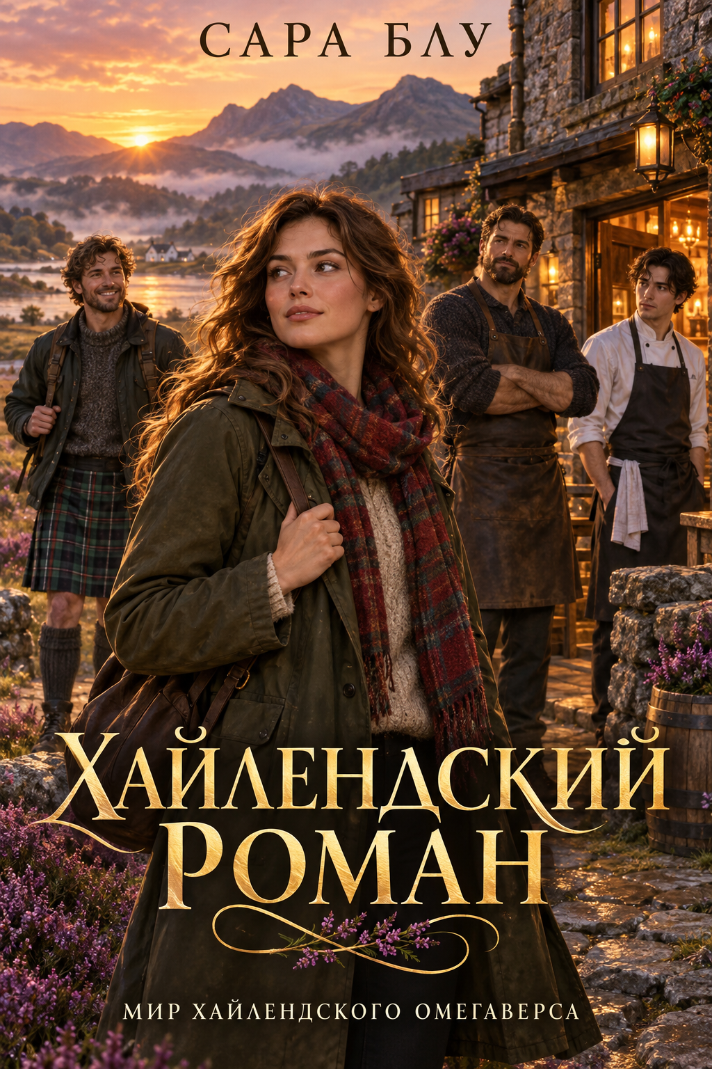 Обложка книги Хайлендский роман — Сара Блу — Knot a Highland Romance