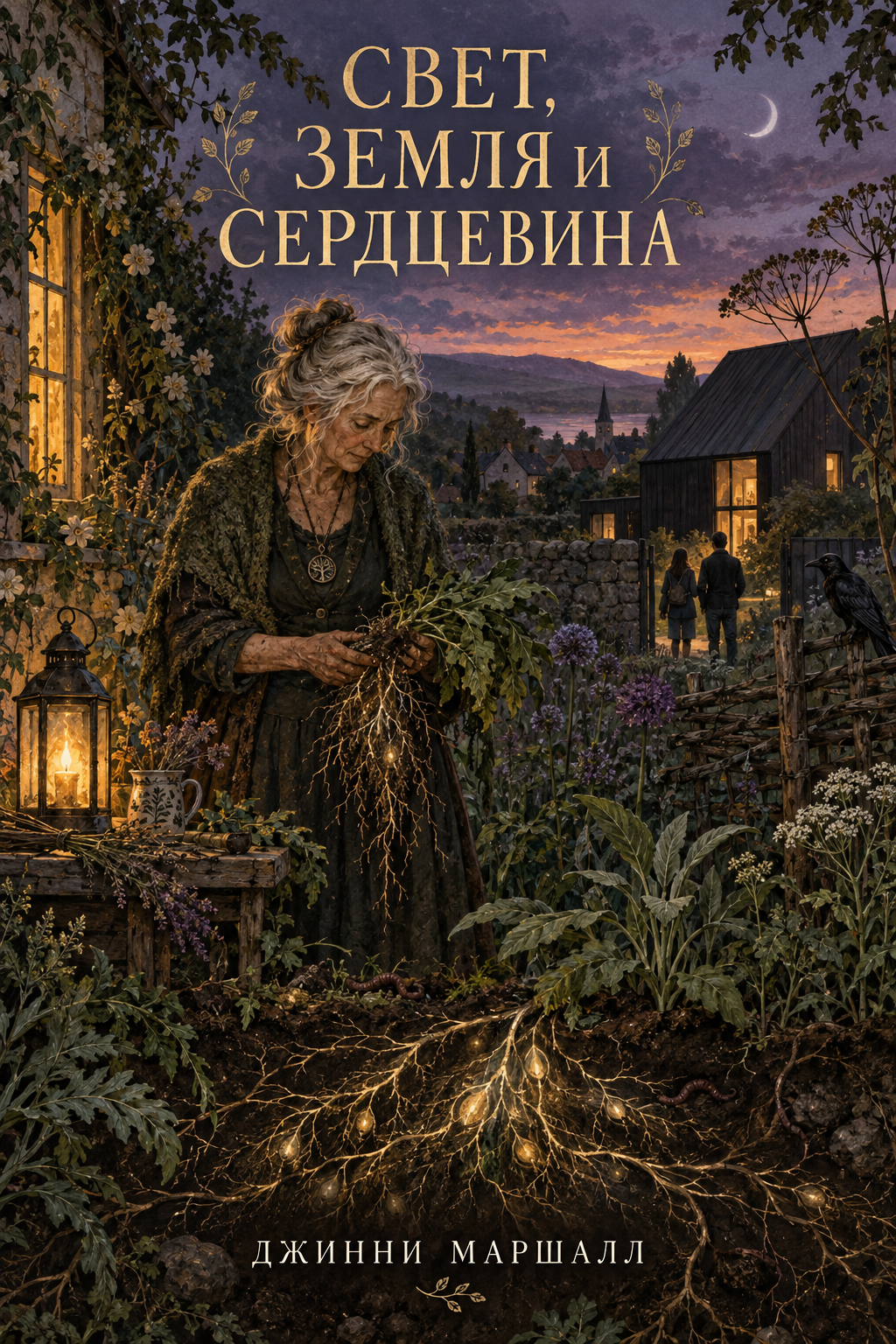 Обложка книги Свет, земля и сердцевина — Джинни Маршалл — Light & Earth & Marrow