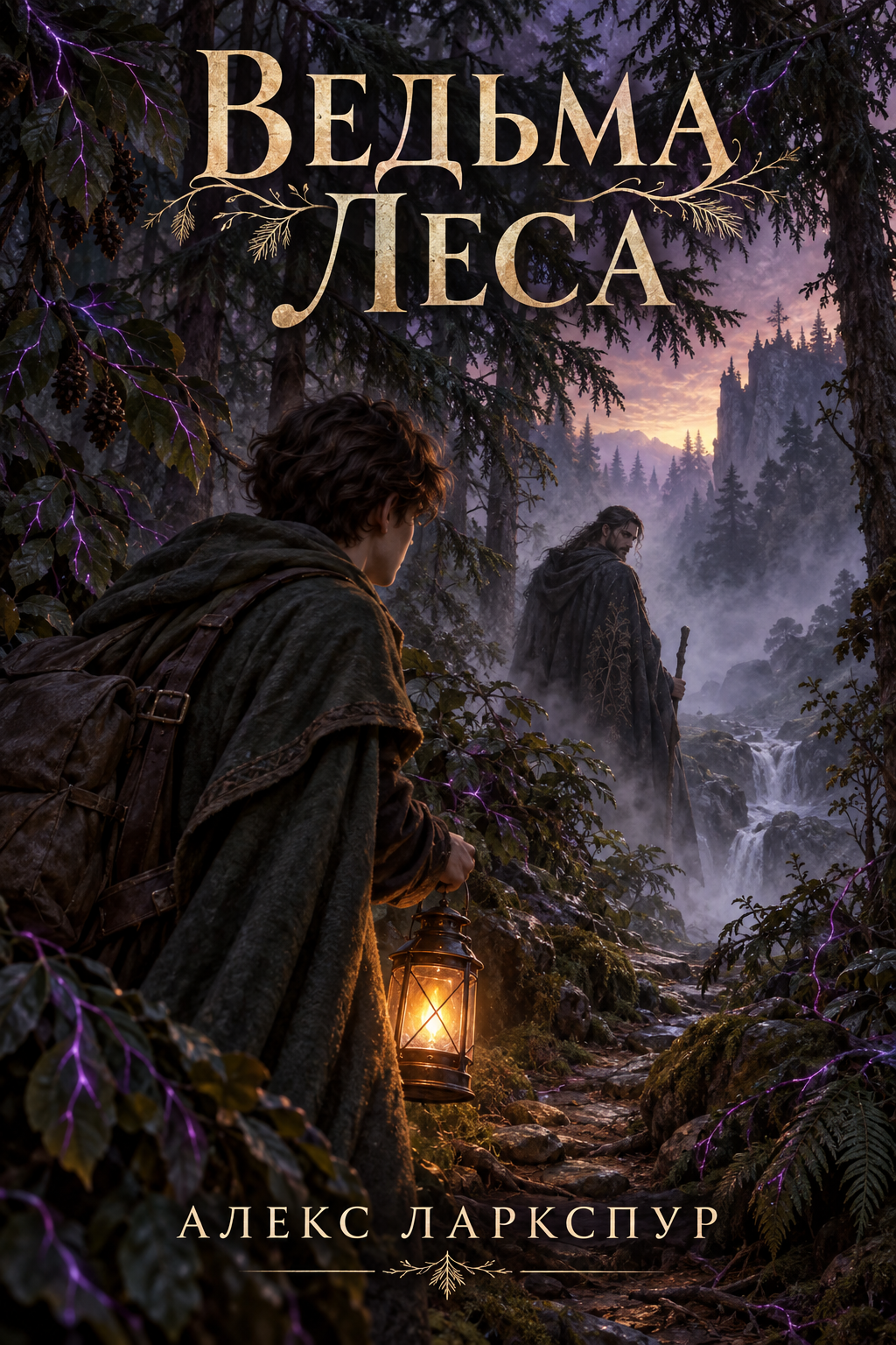Обложка книги Ведьма леса — Алекс Ларкспур — The Witch of the Wood