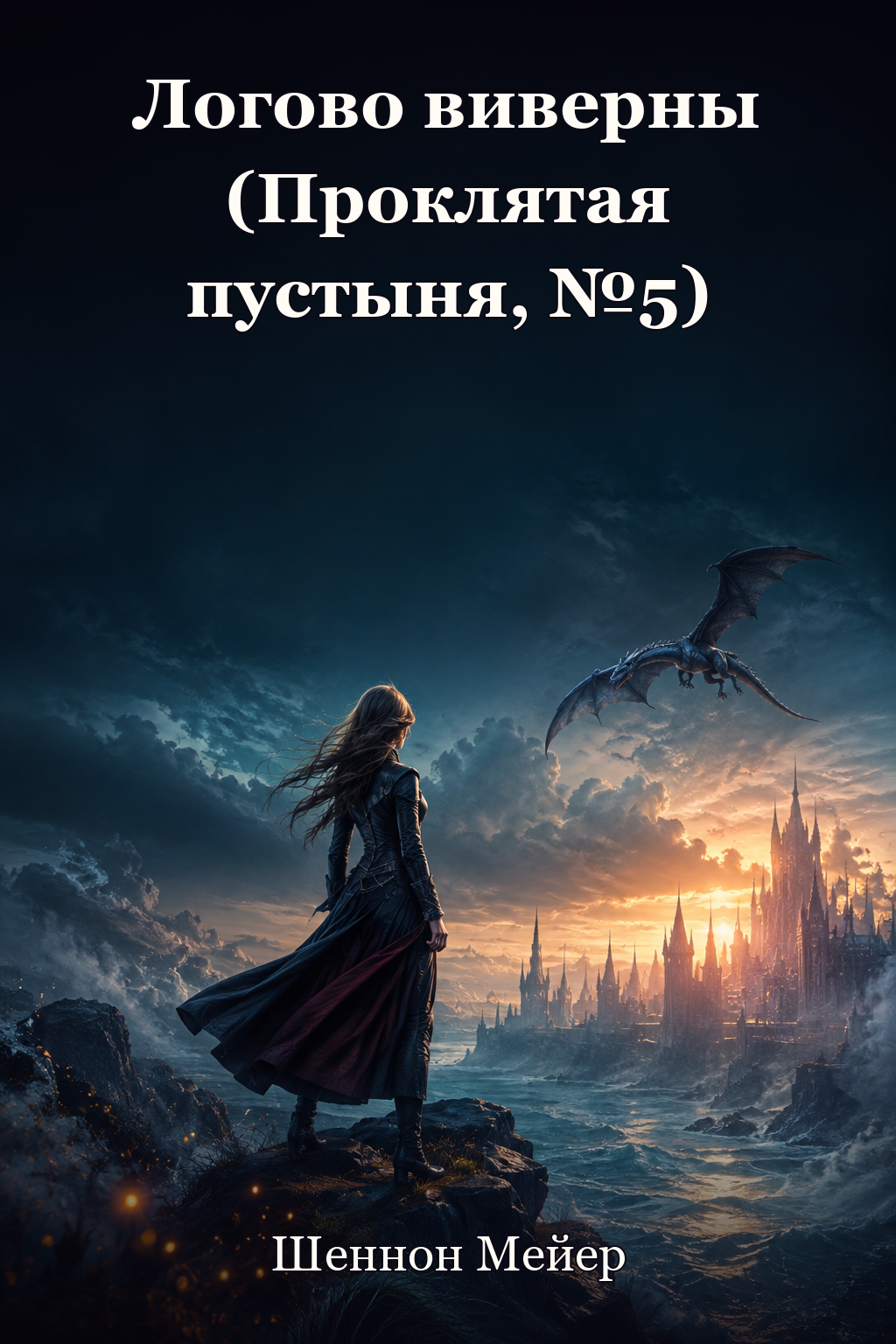 Обложка книги Логово виверны (Проклятая пустыня, №5) — Шеннон Мейер — Wyvern’s Lair (Desert Cursed, #5)