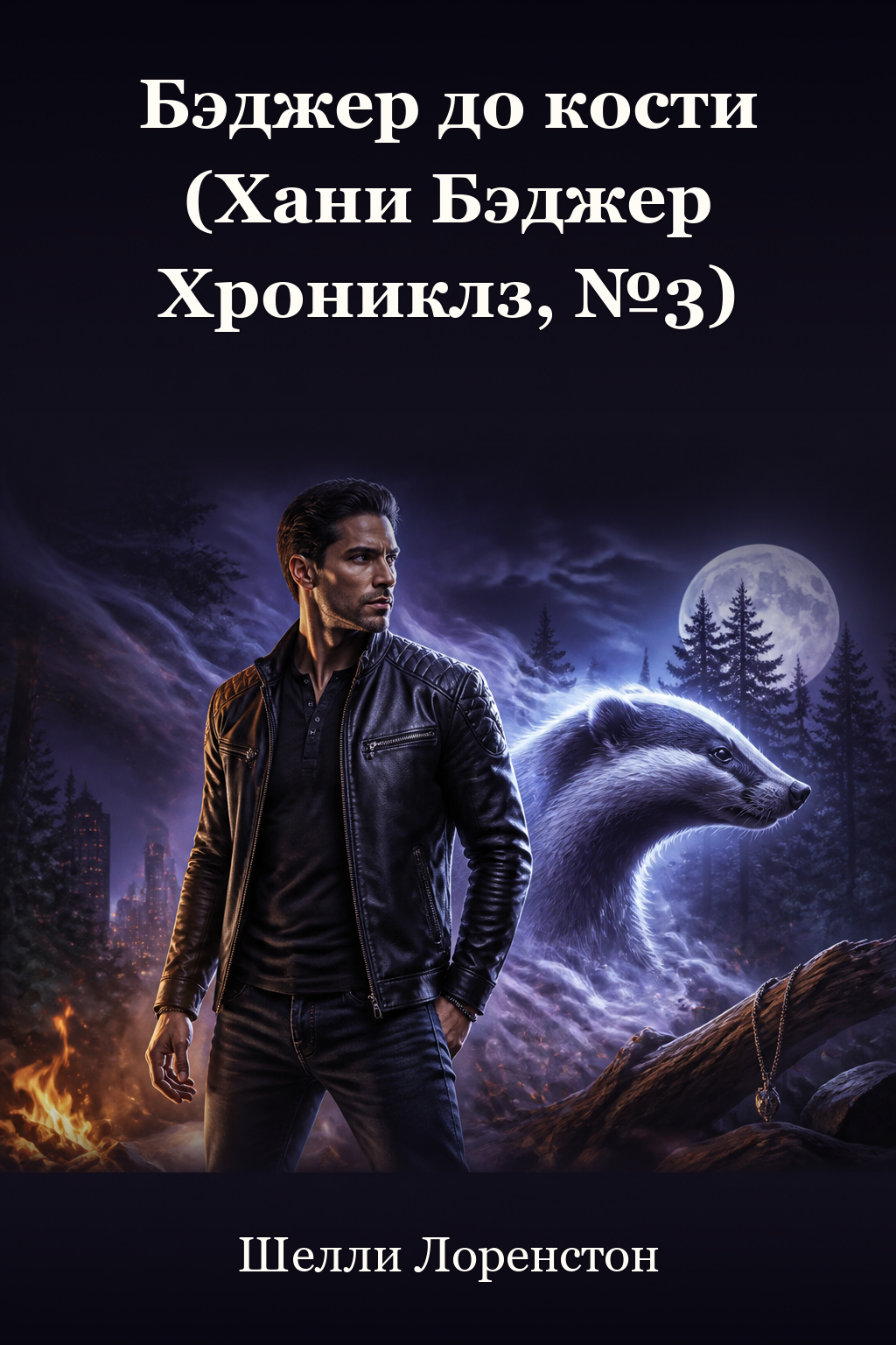 Обложка книги Бэджер до кости (Хани Бэджер Хрониклз, №3) — Шелли Лоренстон — Badger to the Bone (Honey Badger Chronicles, #3)