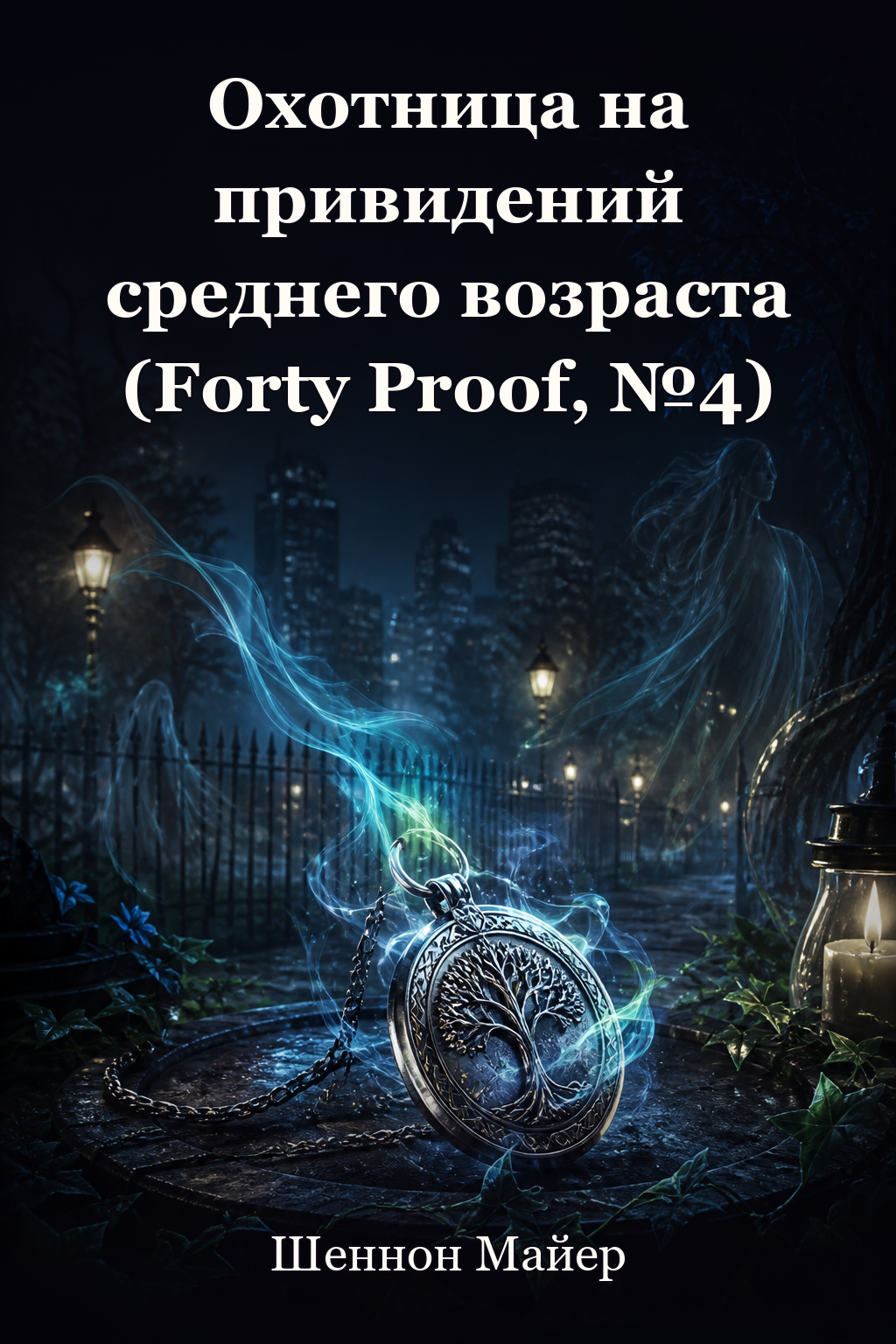 Обложка книги Охотница на привидений среднего возраста (Forty Proof, №4) — Шеннон Майер — Midlife Ghost Hunter (Forty Proof, #4)
