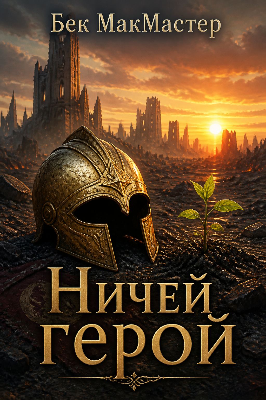 Обложка книги Ничей герой (Burned Lands, книга 1) — Бек МакМастер — Nobody’s Hero (Burned Lands, #1)