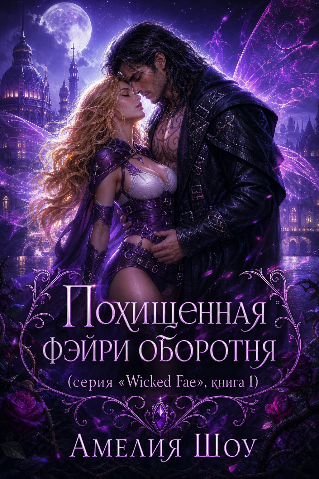 Обложка книги Похищенная фэйри оборотня (серия «Wicked Fae», книга 1) — Амелия Шоу — The Shifter’s Stolen Fae (Wicked Fae #1)