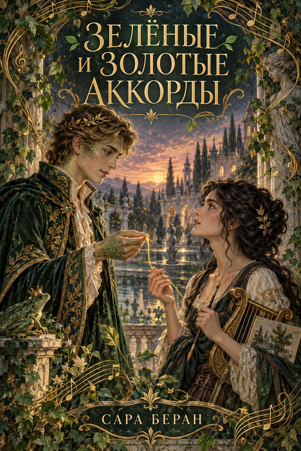 Обложка книги Зелёные и золотые аккорды — Сара Беран — Chords of Green and Gold