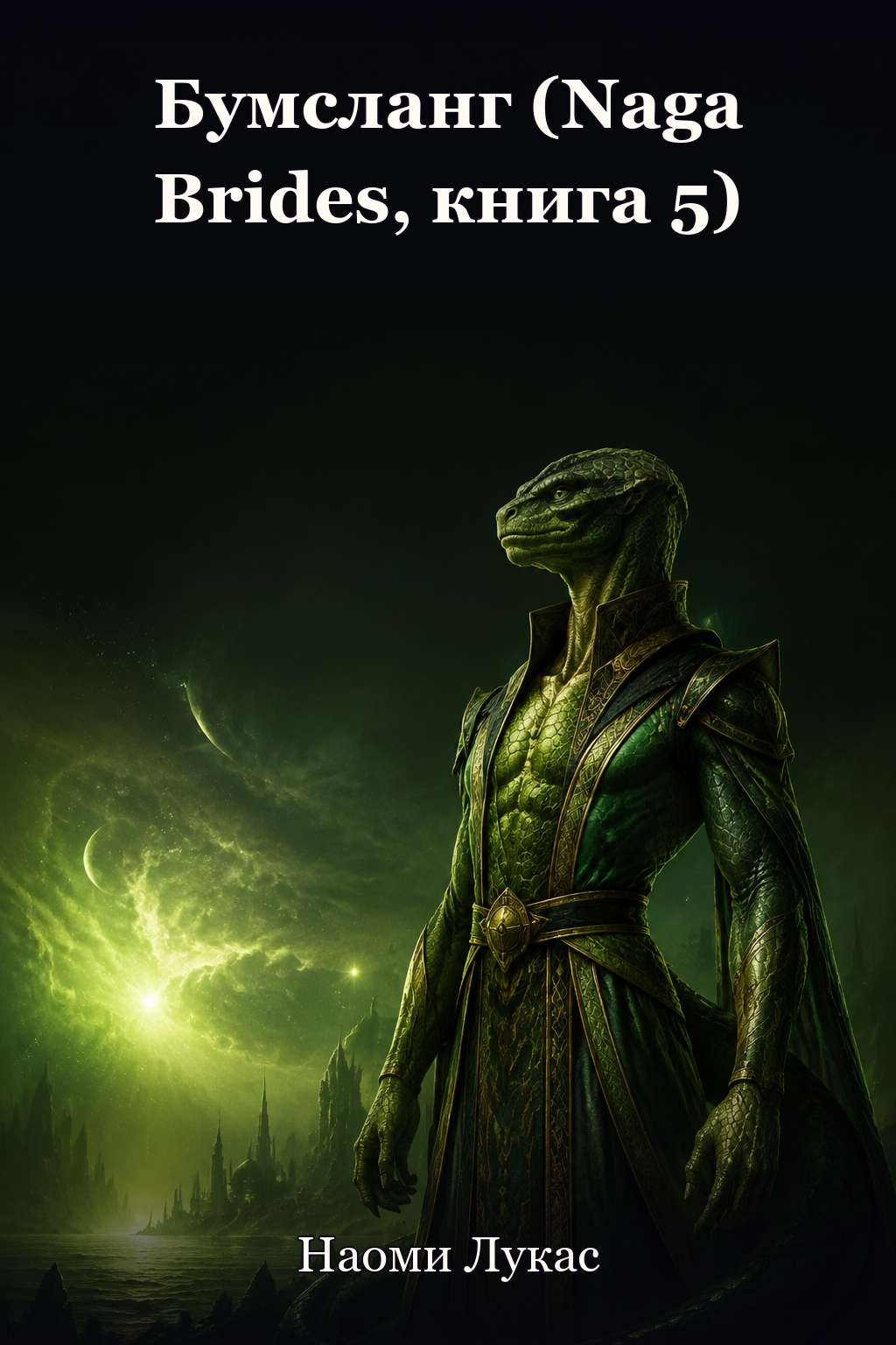 Обложка книги Бумсланг (Naga Brides, книга 5) — Наоми Лукас — Boomslang (Naga Brides, #5)