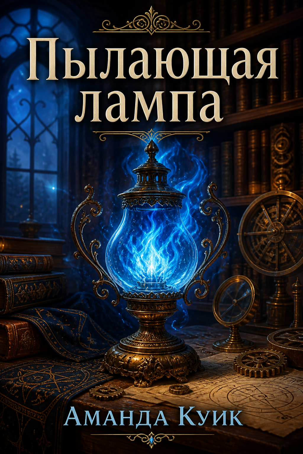 Обложка книги Пылающая лампа (Арканное общество, №8; Dreamlight Trilogy, №2) — Аманда Куик — Burning Lamp (Arcane Society, #8; Dreamlight Trilogy, #2)