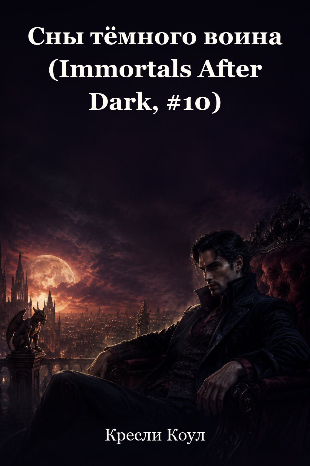 Обложка книги Сны тёмного воина (Immortals After Dark, #10) — Кресли Коул — Dreams of a Dark Warrior (Immortals After Dark, #10)