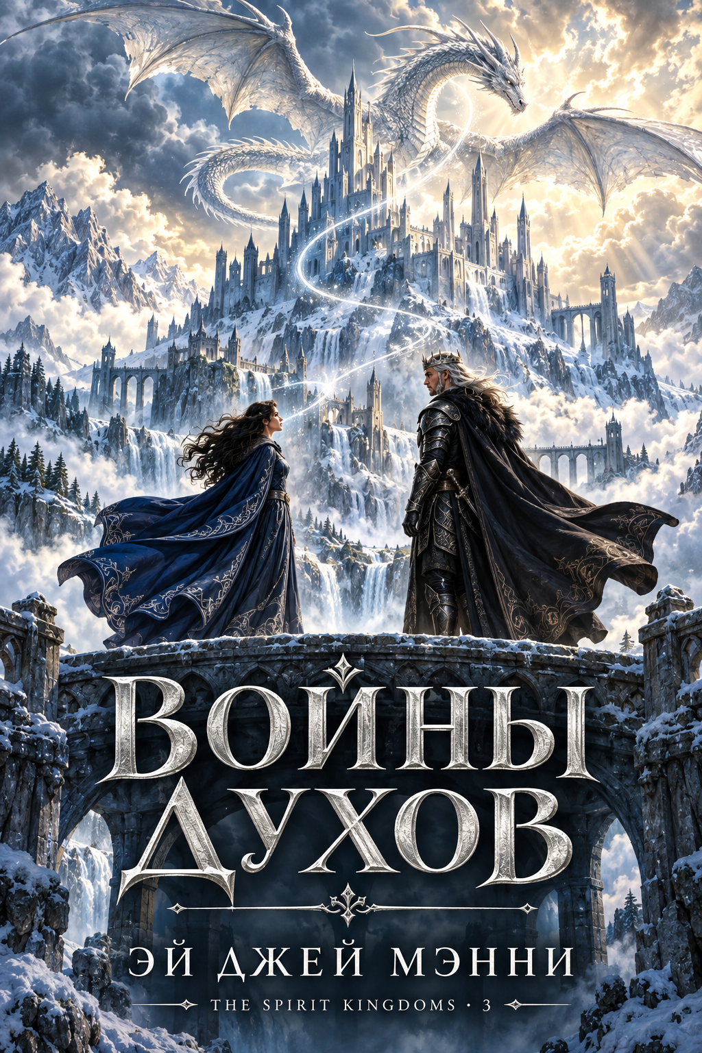Обложка книги Войны духов — Эй Джей Мэнни
