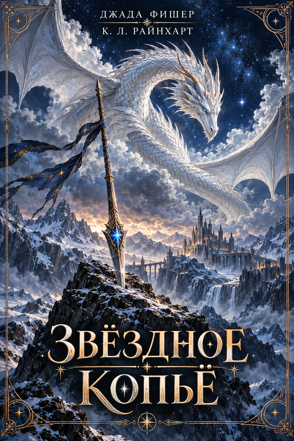 Обложка книги Звёздное копьё — Джада Фишер и К. Л. Райнхарт