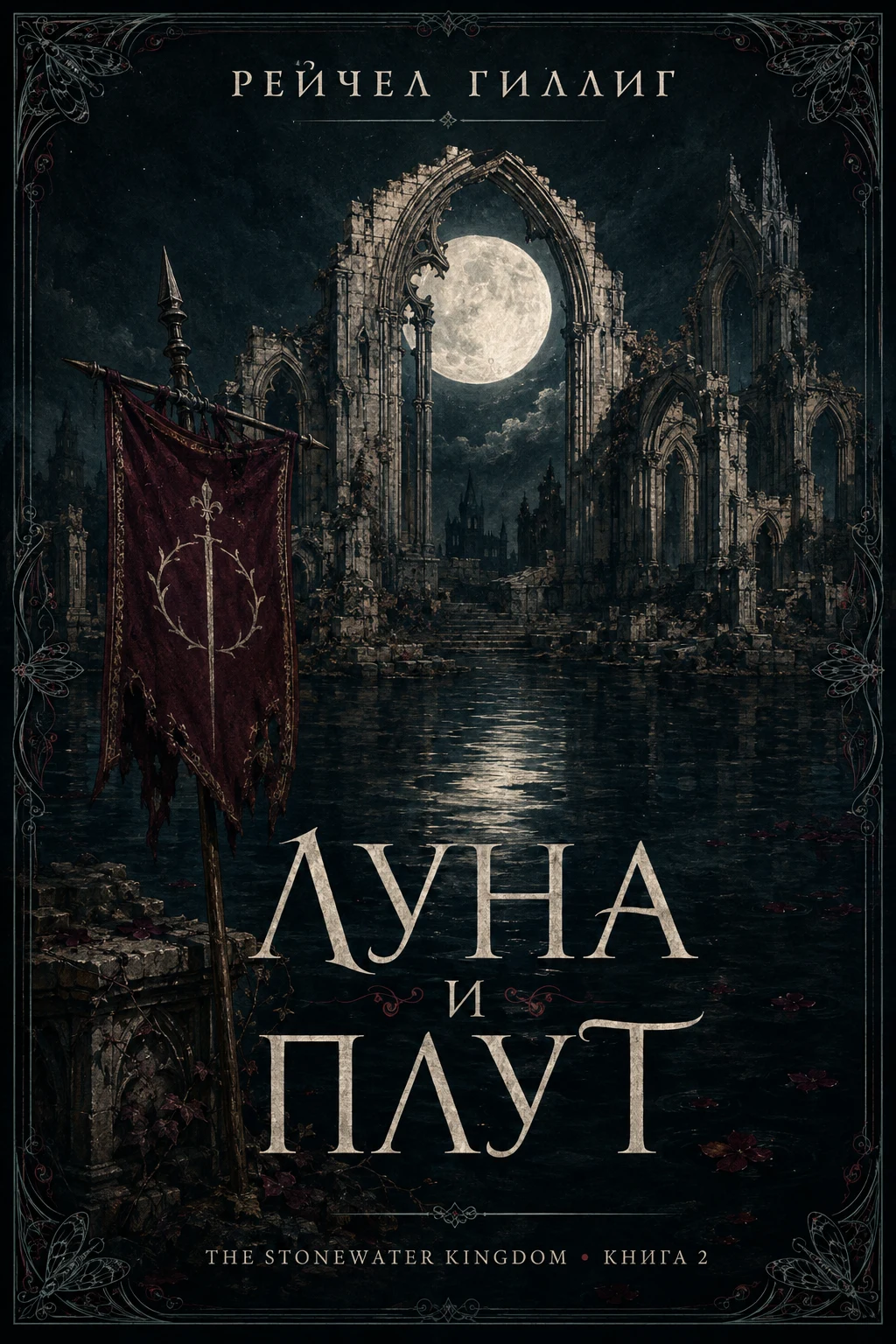 Обложка книги Луна и Плут (The Stonewater Kingdom, #2) — Рейчел Гиллиг — The Knave and the Moon